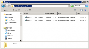 Ultravnc software deployment path